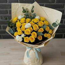 Букет цветов из:  Розы #REPLACE_PRED# Правдинске Нижегородской области