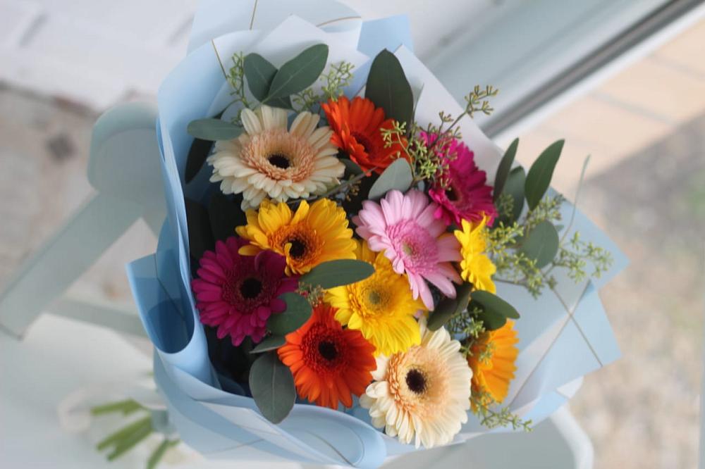 Букет цветов из: Герберы в Правдинске Нижегородской области