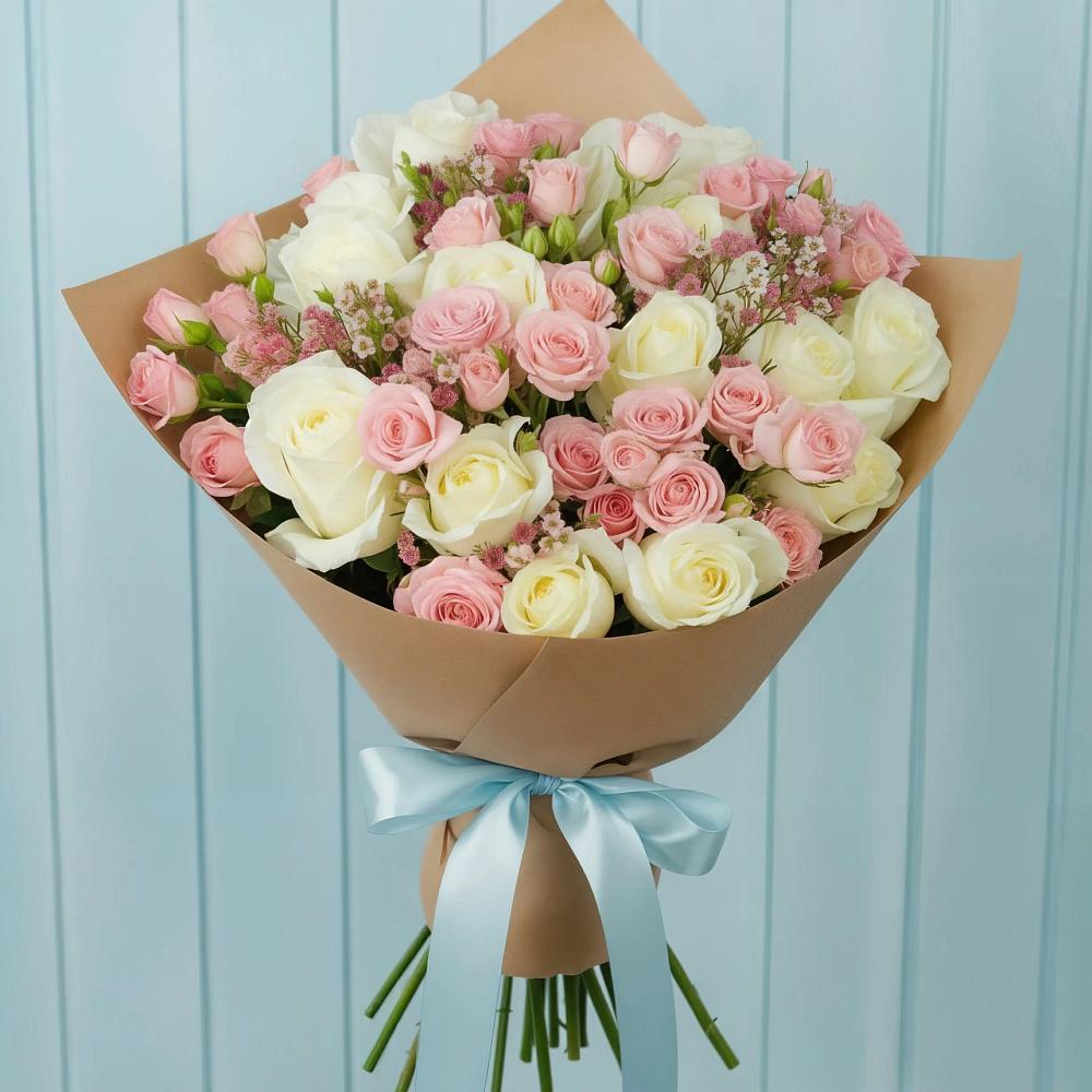 Букет цветов из: Розы в Правдинске Нижегородской области