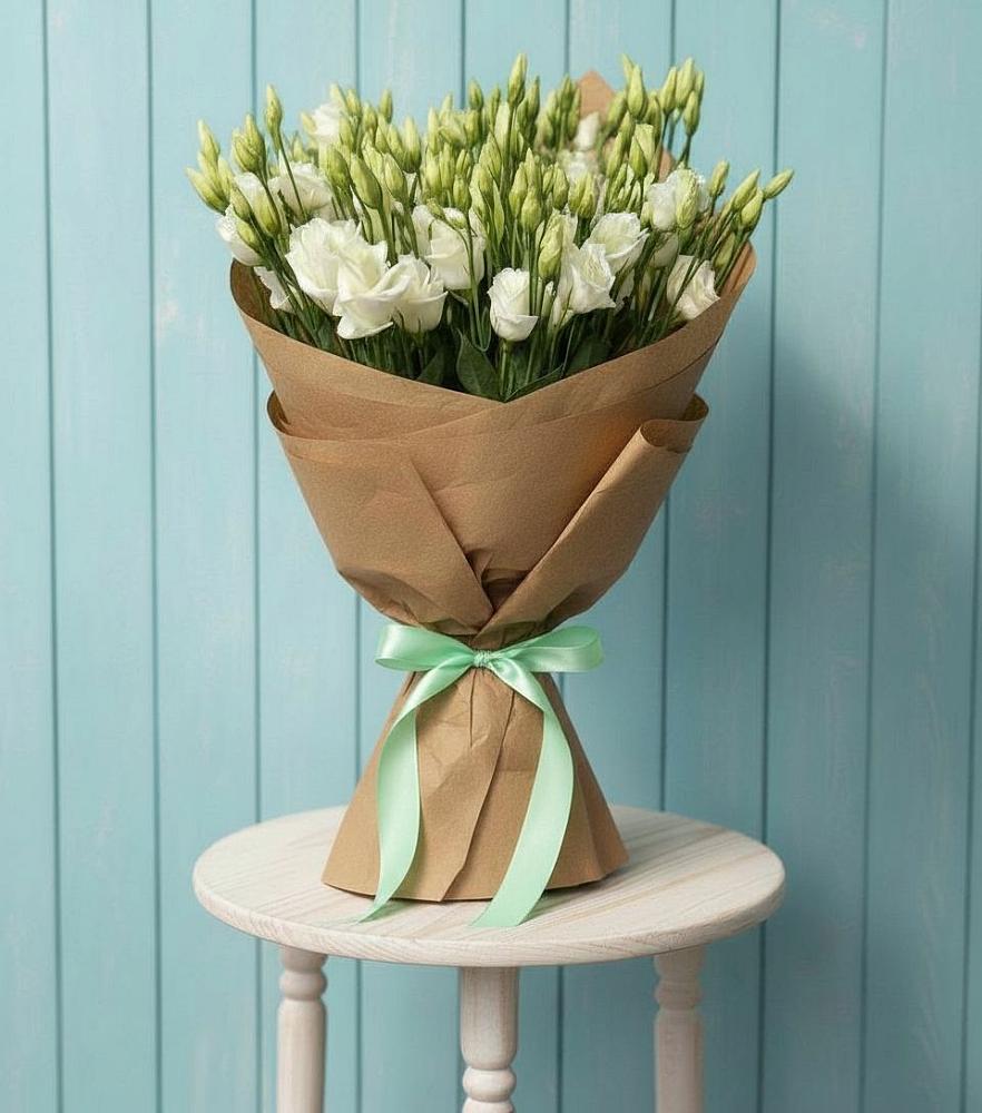 Букет цветов из: Лизиантусы в Правдинске Нижегородской области