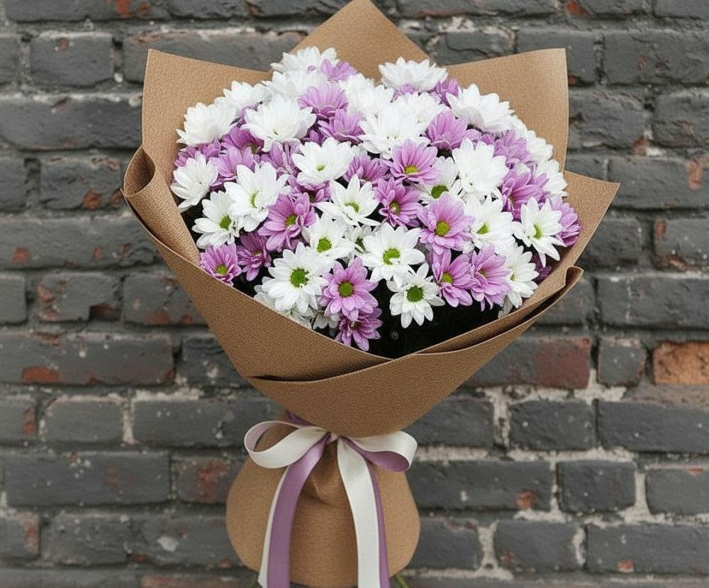 Букет цветов из: Хризантемы в Правдинске Нижегородской области