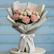 Букет цветов из:  Розы #REPLACE_PRED# Правдинске Нижегородской области