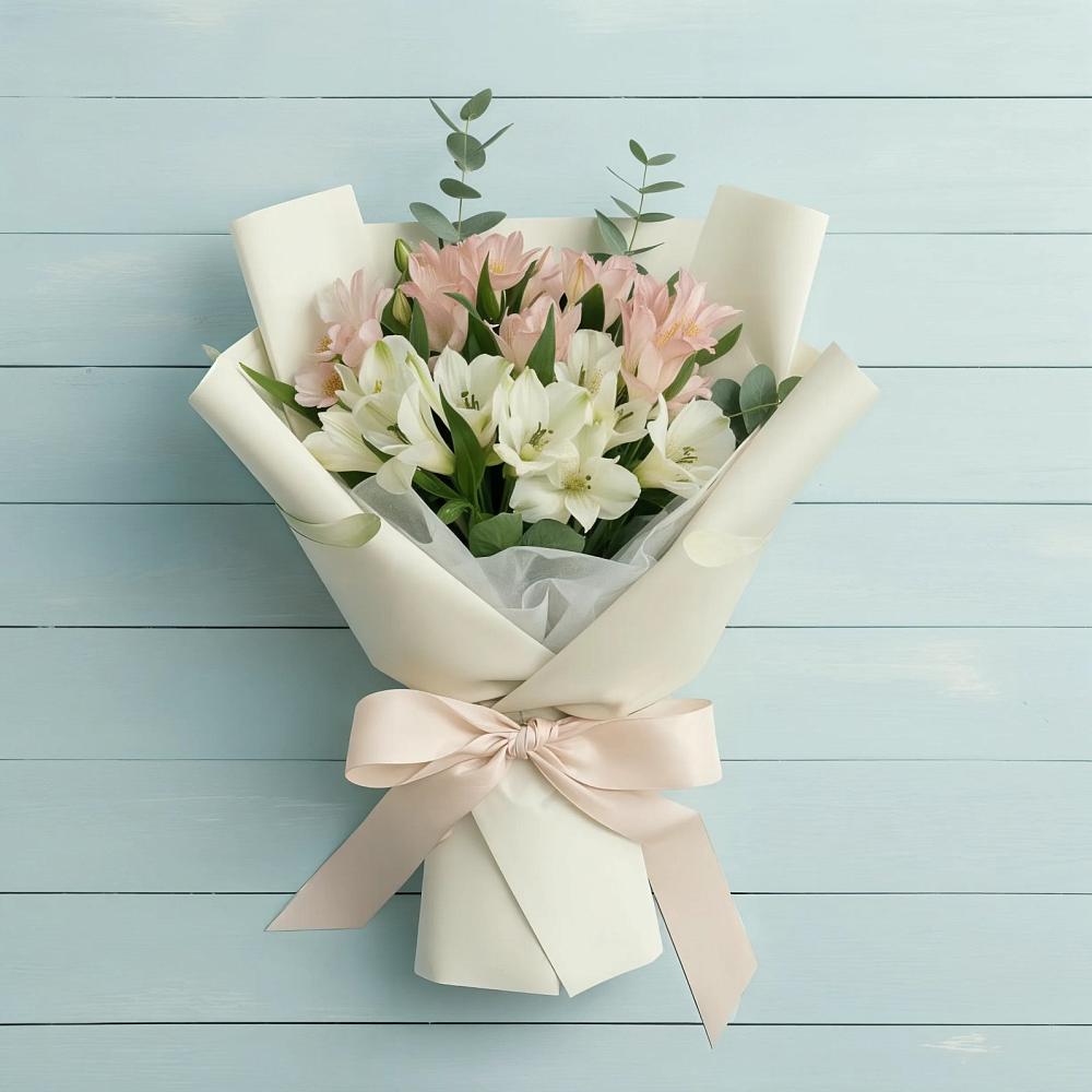 Букет цветов из: Альстромерии в Правдинске Нижегородской области