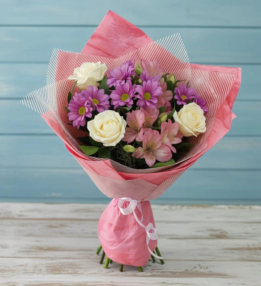 Букет цветов из: Герберы в Правдинске Нижегородской области